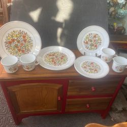 Vintage Corning Corelle Indian Summer Dinner Set 