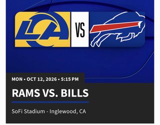 Rams vs Bills