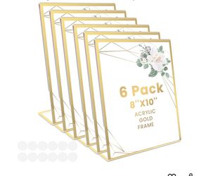 6 8x10 sign holder
