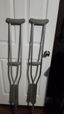 New pair of crutches.