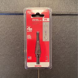 Milwaukee Jam Free Step Drill Bit #1 48-89-9201