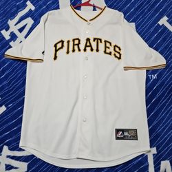 Used Vintage Pittsburgh Pirates Nate McLouth Majestic jersey, Men's Large