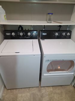 May tag commercial   washer and dryer