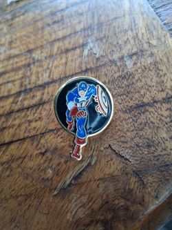 Vintage captain America pin