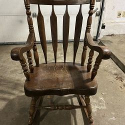 Wooden Rocking Chair