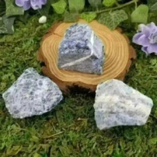 3 Pieces Raw Blue Sodalite #5