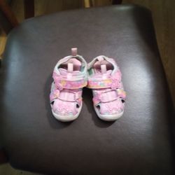 Minnie Mouse Toddler Girls Light Up Sandals Size 6 