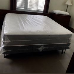 King Size Mattress 10” Inches Thick New From Factory, Wrapped In Plastic Same Day Delivery And Available in All Sizes