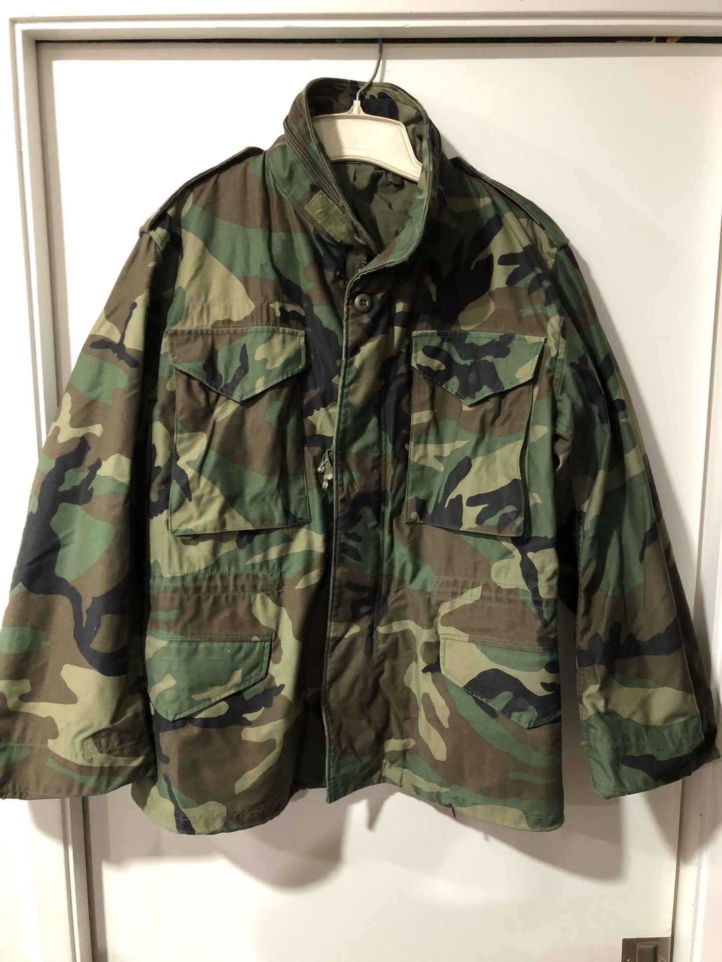 US Army Camouflage Jacket Cold Weather Field