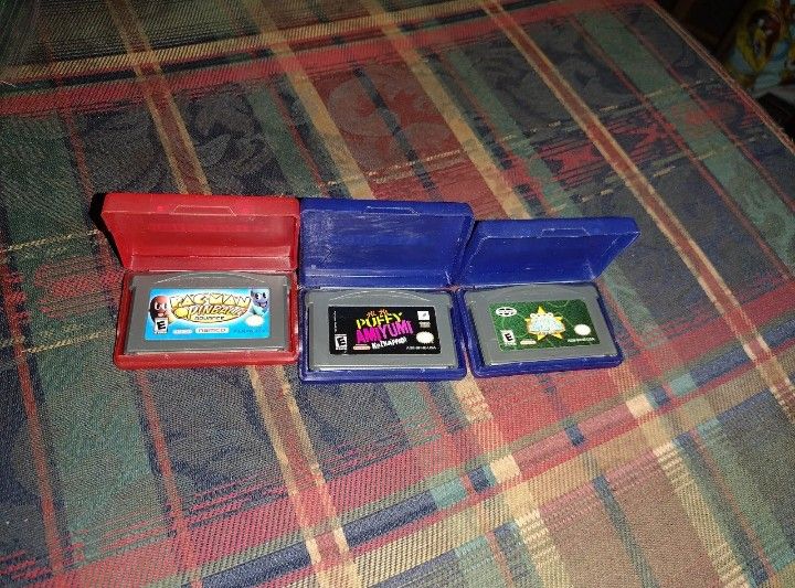Gameboy Advance Video Game Lot Of 3 Games