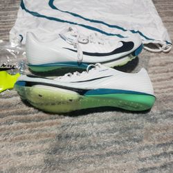 Nike Air Zoom Maxfly 2 Track & Field Spikes White Spruce Mens Size 7.5