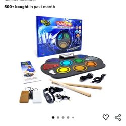 NEW Roll-Up Portable Drum Kit for adults and kids 