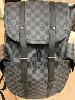 L V Christopher Backpack Men Women