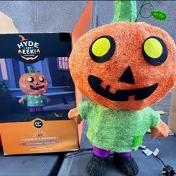 HALLOWEEN JACK-O'-LANTERN LIT DECORATION