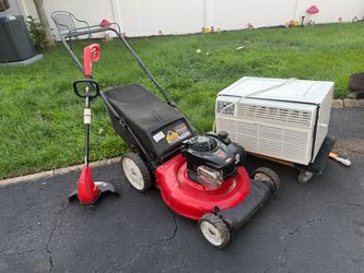 Lawnmower , Edger & AC Unit
