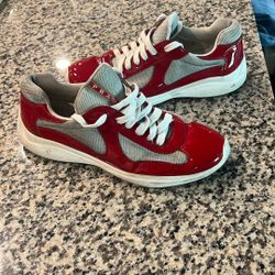 Prada America's Cup biker fabric sneakers