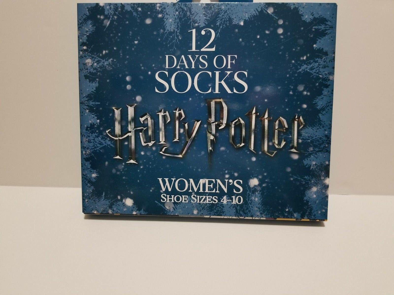 New in box Women's Harry Potter 12 Days of Socks gift set