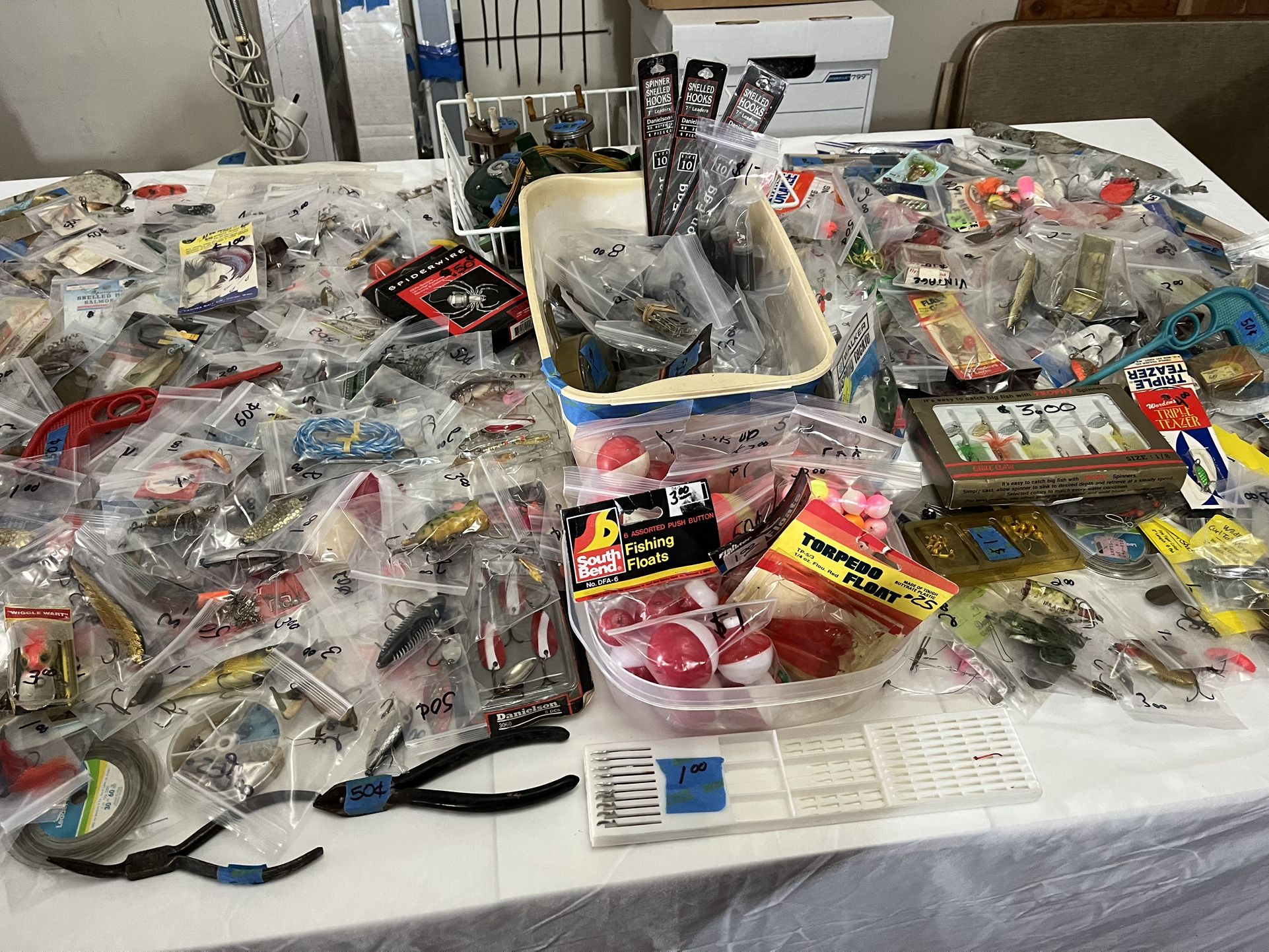 Fishing Gear And Poles And Tackle Boxes
