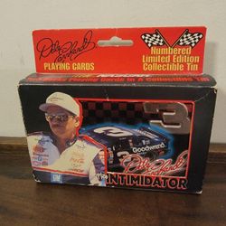 NASCAR Dale Earnhardt Playing Cards, Limited Numbered Edition Collectible Tin, The Imtimidator #3