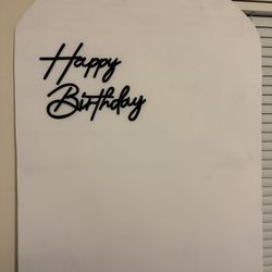 Happy Birthday Sign For Parties/Photoshoots ($45 OBO)