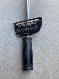 Powerbuilt 1|2-Inch Drive Needle Torque Wrench, Beam 1/2" Drive,..