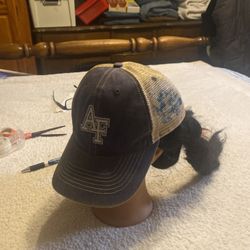 Vtg League Legacy Air Force Falcons Blue Old Favorite Adj Trucker Hat