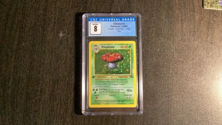 CGC 8 1st edition vileplume holo