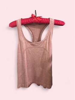 Size 8 Lululemon swiftly tech red tank top
