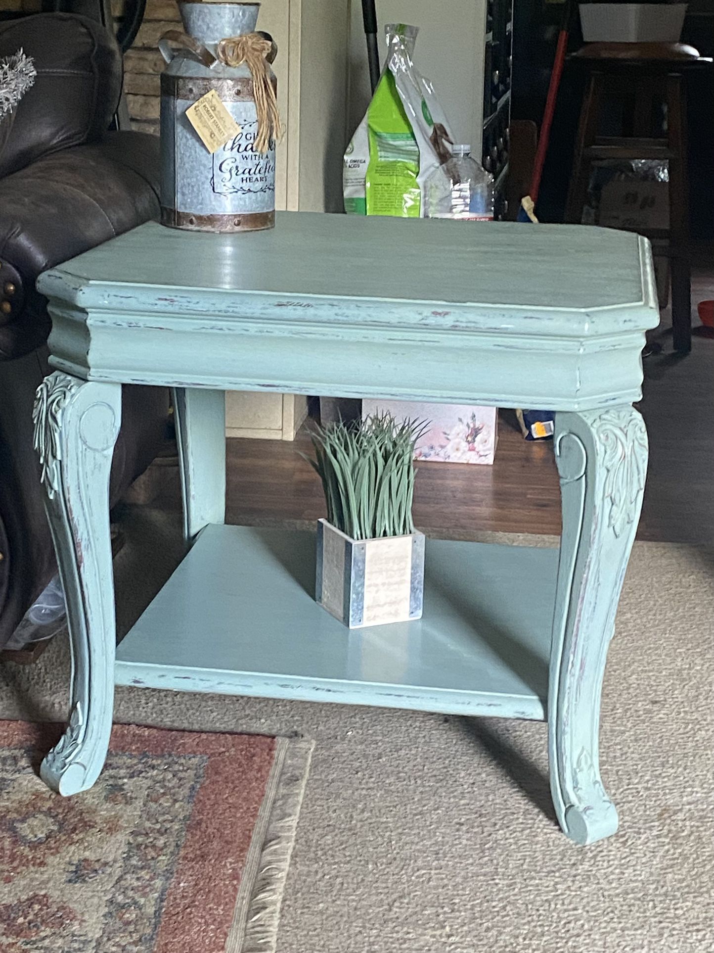 Solid Wood End Table
