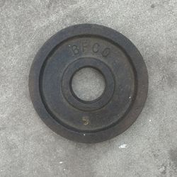 5 Pound Olympic Weight Plate