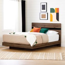 Bed frame without mattress