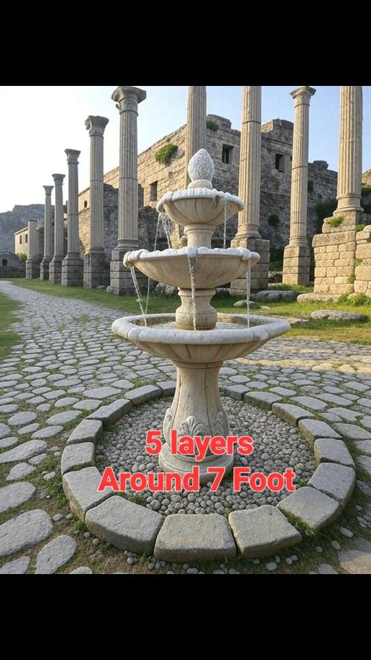 Fountain Concrete Statue, Pls , read All The information