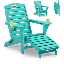 Lake Blue Adirondack Chair 