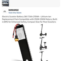 36 volt scooter battery’s