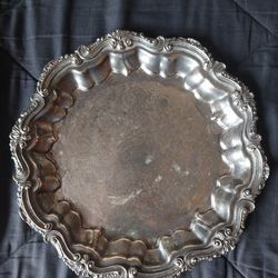 English Sterling SILVER Platter