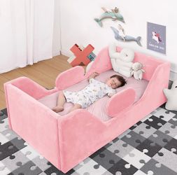Pink Toddler Bed Frame (NO Mattress) BL001