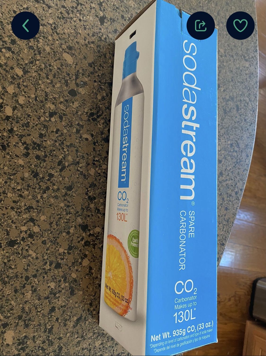 Soda Stream CO2 carbonator 130L