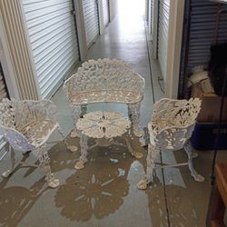 Antique Cast Iron Furniture 