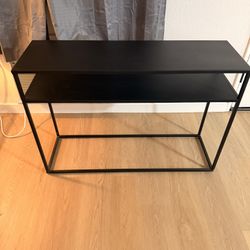 Modern Black Metal Console Table