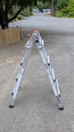 Vulkan 17 ft adjustable ladder