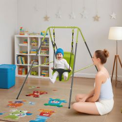 XNS001 Indoor-Outdoor Baby Swing with Safety Seat