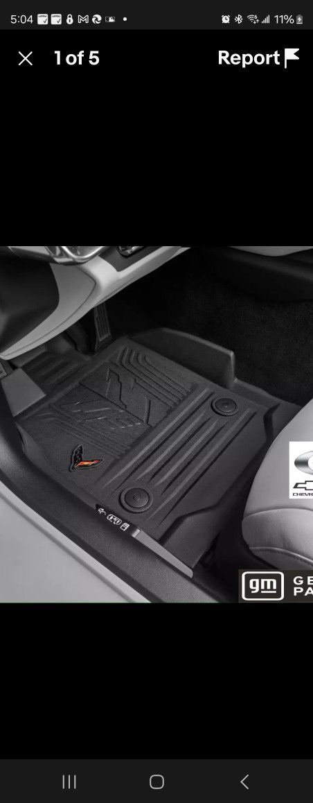 Corvette Floor Mat Liner. Original GM Part