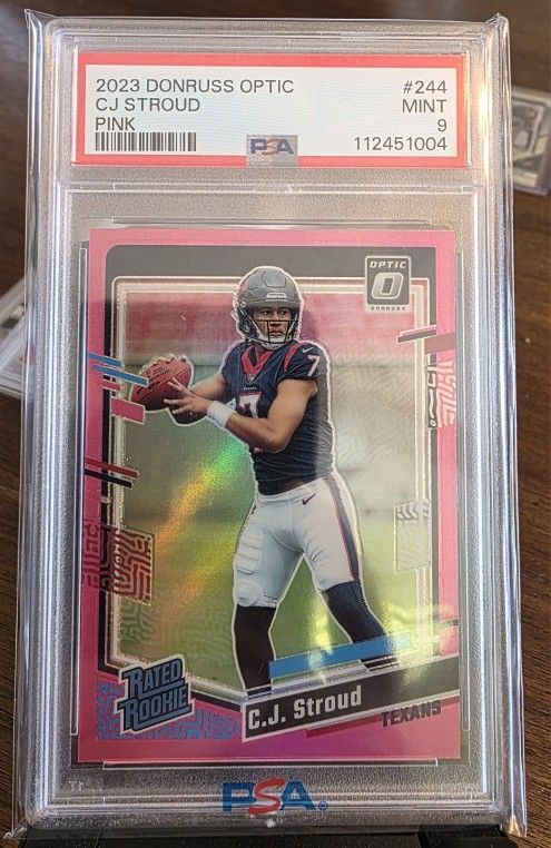 Cj Stroud Pink Optic (Rc) Psa9