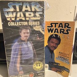 Lando Calrissian Figure  With Comic 