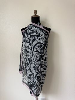 Karl Lagerfeld Large Printed Scarf Wrap 3 in 1