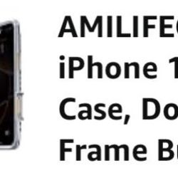 iPhone 16 Pro Max Case, Double Front Frame