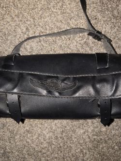 Harley Davidson Motorcycles, Leather Bag