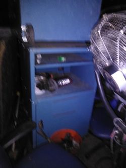 Metal shop cabinets