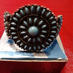 Turquoise cuff Bracelet. Great gift
