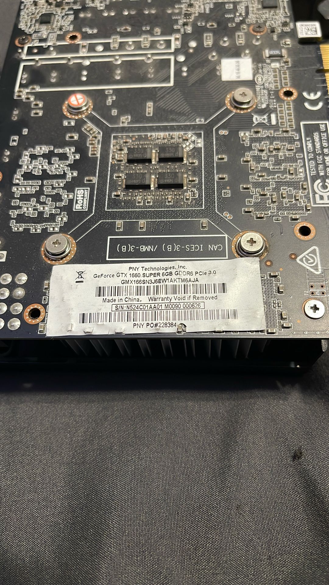 GeForce GTX 1660 SUPER 6GB 